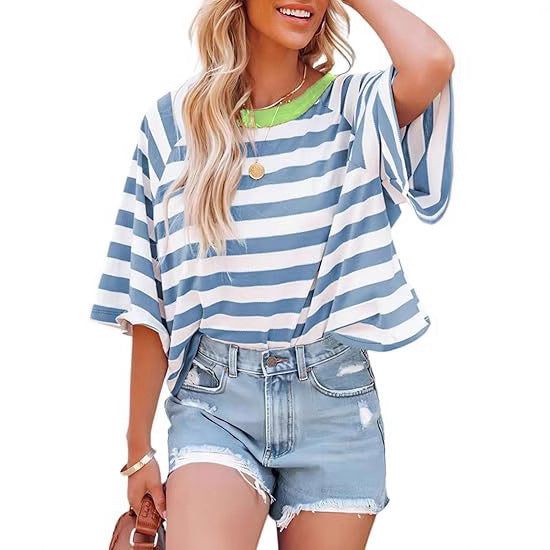 Women's Loose Casual Round-Neck T-Shirt