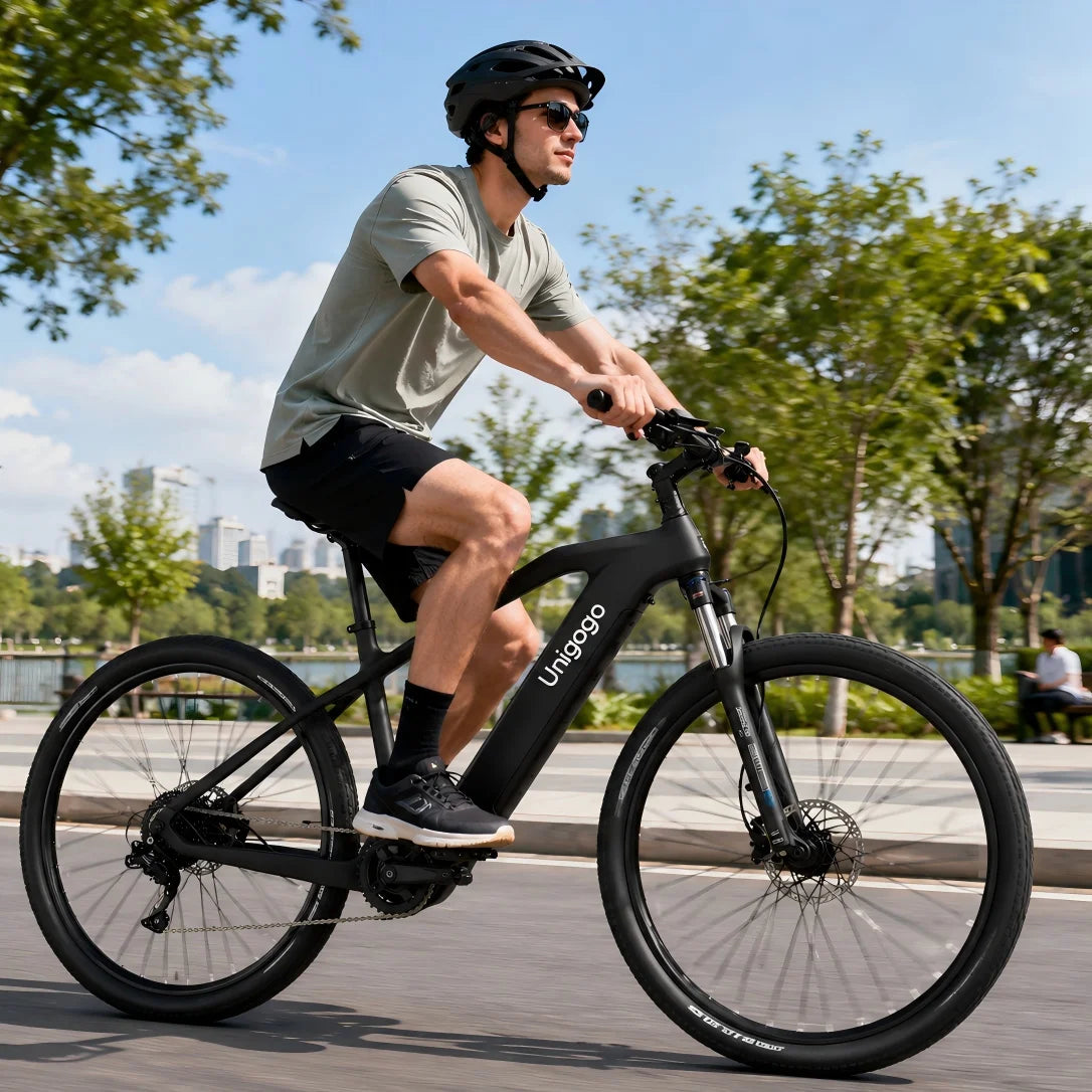 M9 OEM Off-Road Electric Bicycle Powerful Motor Full Suspension Mountain Ebike Urban Commuter Bike