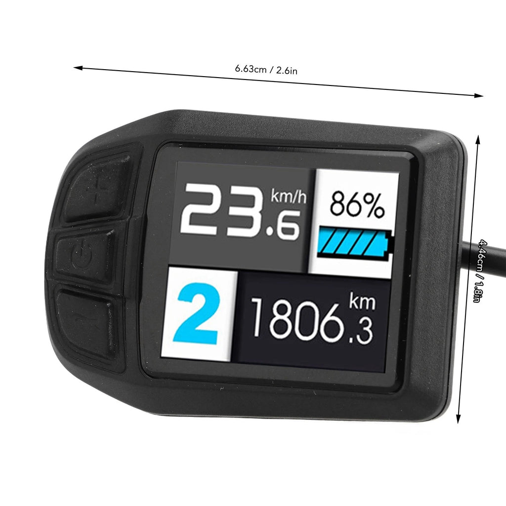 Electric Bike Display  UKC3 ABS Electric  Lithium Assisted Conversion Accessories Electric Bike Meter Control Panel