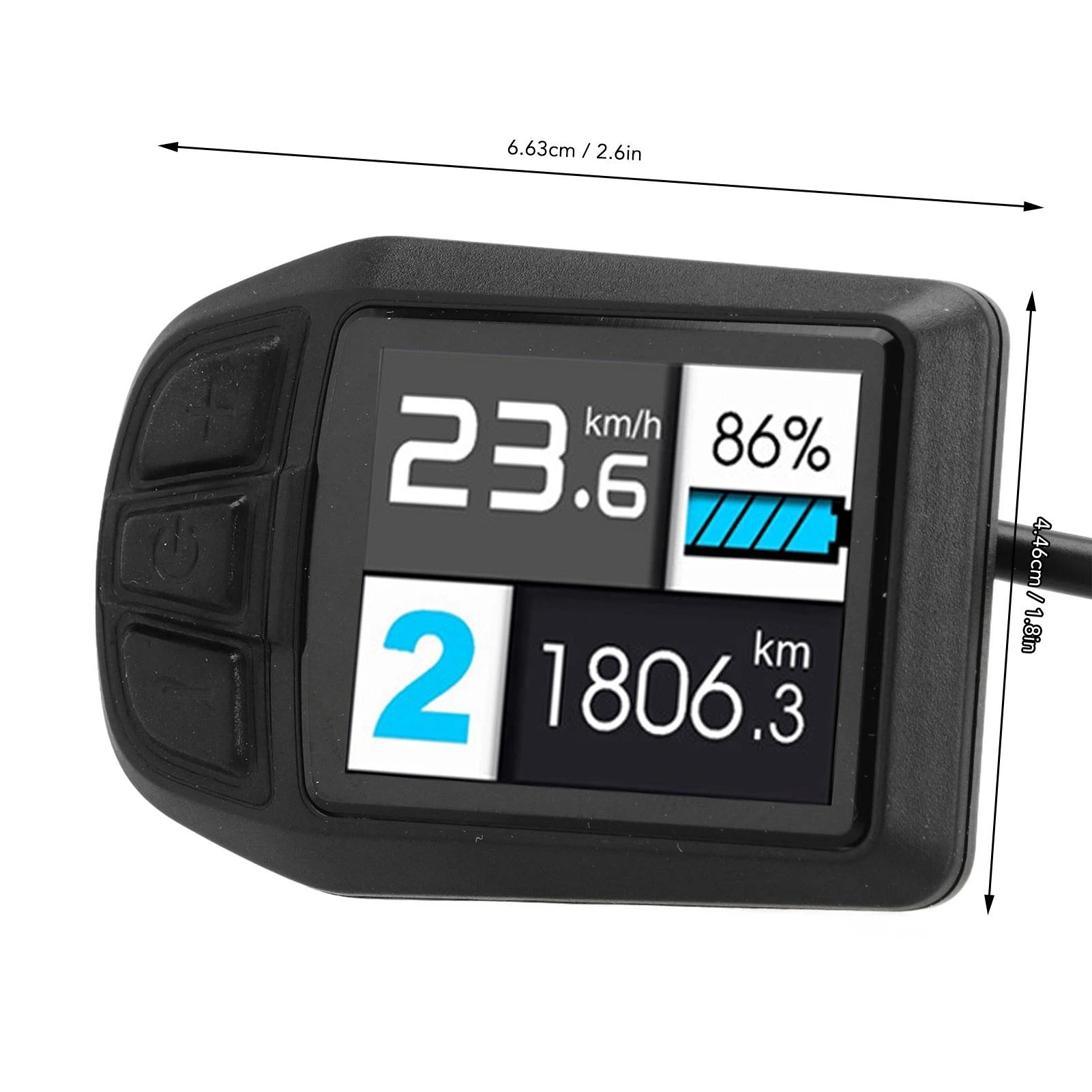 Electric Bike Display  UKC3 ABS Electric  Lithium Assisted Conversion Accessories Electric Bike Meter Control Panel