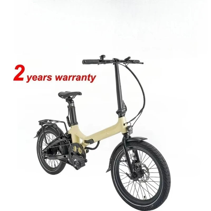 EU Shipping Onemile E1P Electric Folding Bicycle Bike 250W 36V 10ah 20*4.0 Inch 25km/h Speed 80km Range Hydraulic Disc Brake