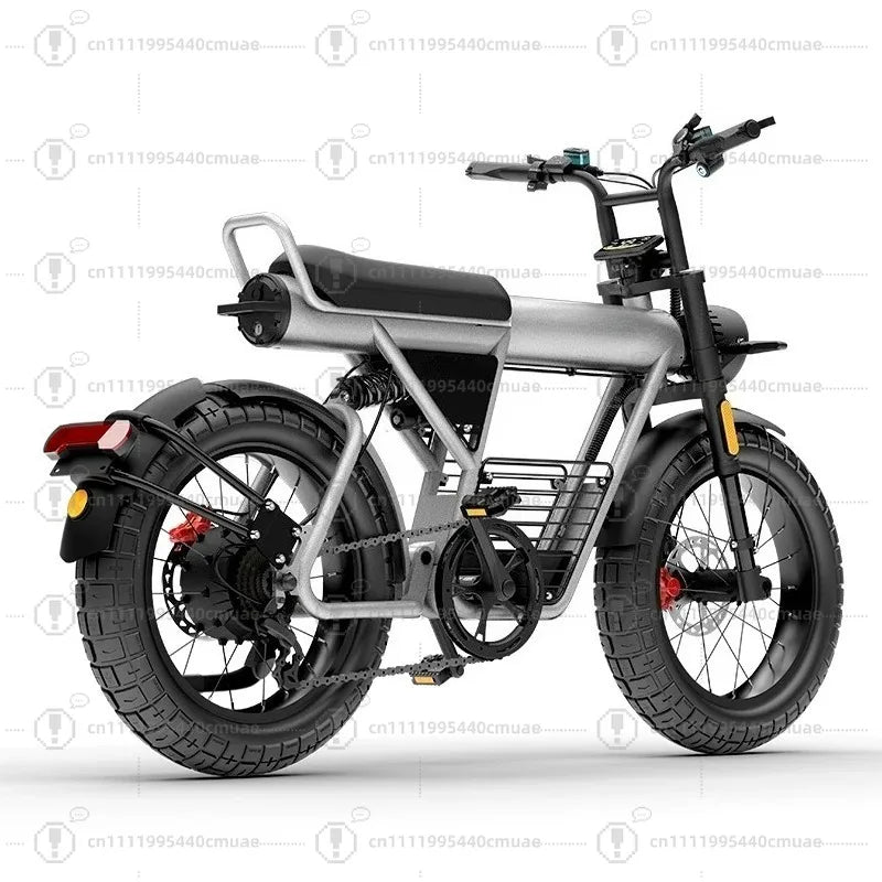 FTN's new SUPER73 flat replacement retro lithium battery off-road electric power bicycle 20-inch mountain battery bike