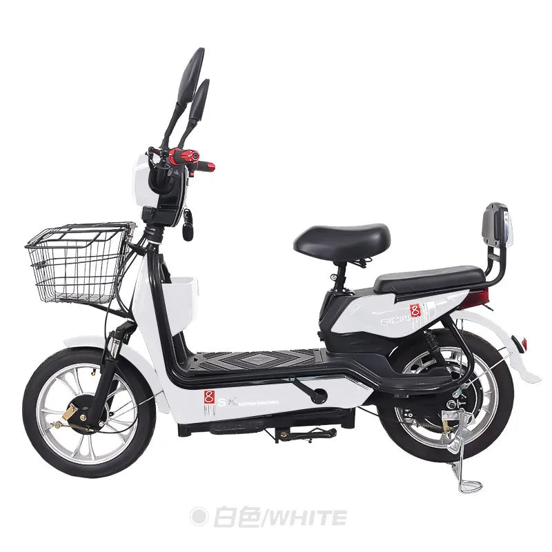 YTYIN New Electric Bike 48V Commuter Bike Standard Adult Two Wheeled Electric Bike Multi Purpose Electric Vehicle