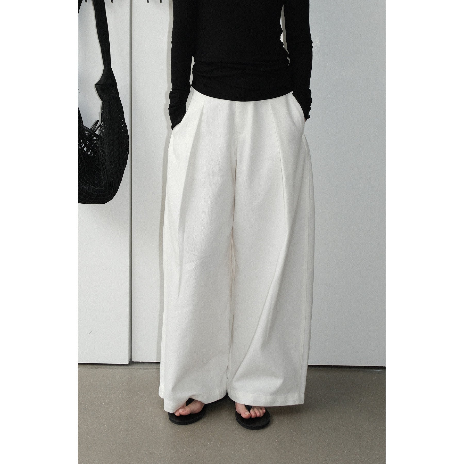 New Versatile Vintage Two-tone Casual Denim Pants