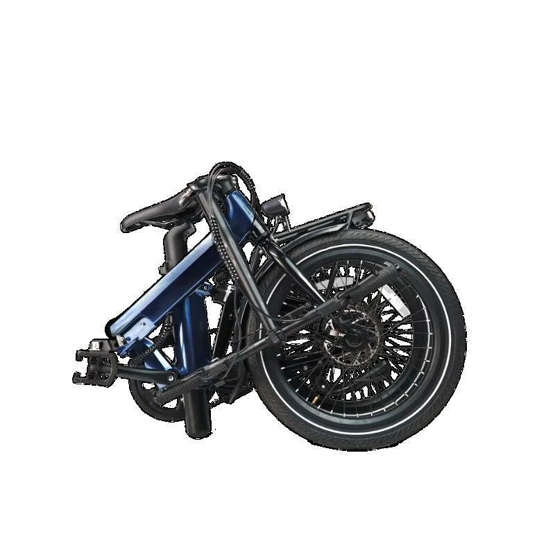 EU Shipping Onemile E1P Electric Folding Bicycle Bike 250W 36V 10ah 20*4.0 Inch 25km/h Speed 80km Range Hydraulic Disc Brake