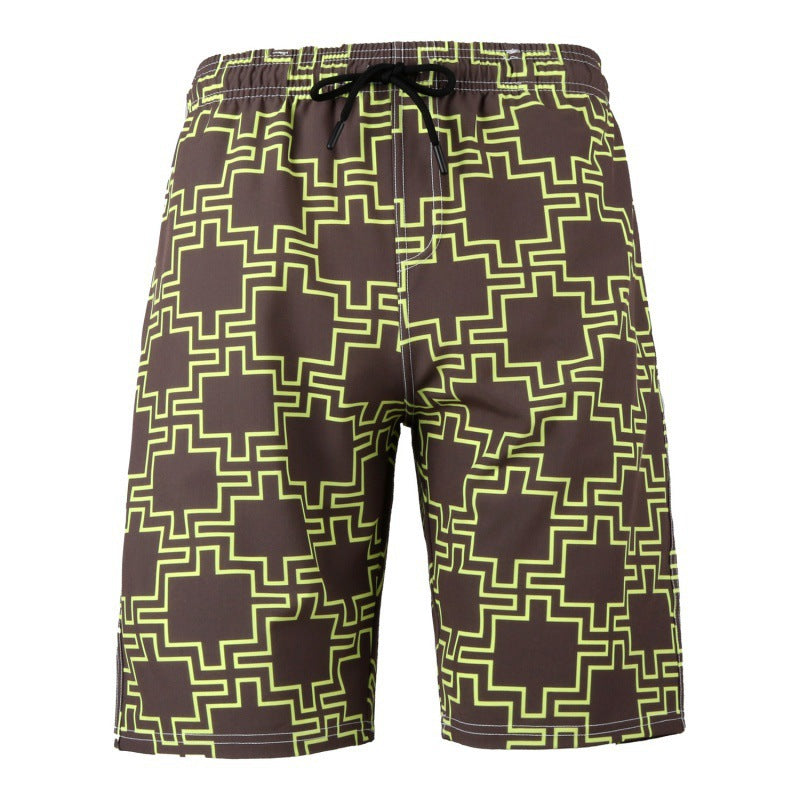 Men's Beach Printed Seaside Sports Shorts