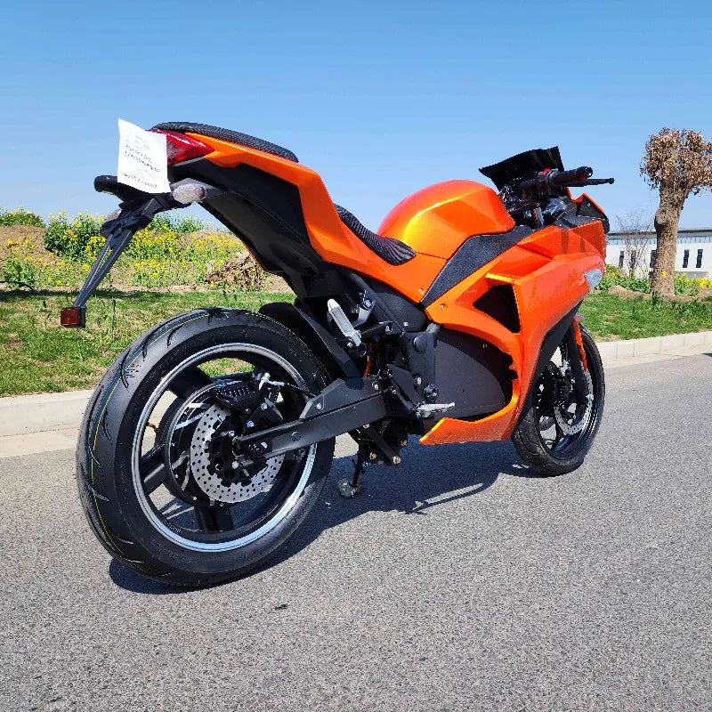 Powerful High-performance Adult Electric Motorcycle Electric Bicycle, Brushless Motor 72V Lithium Battery