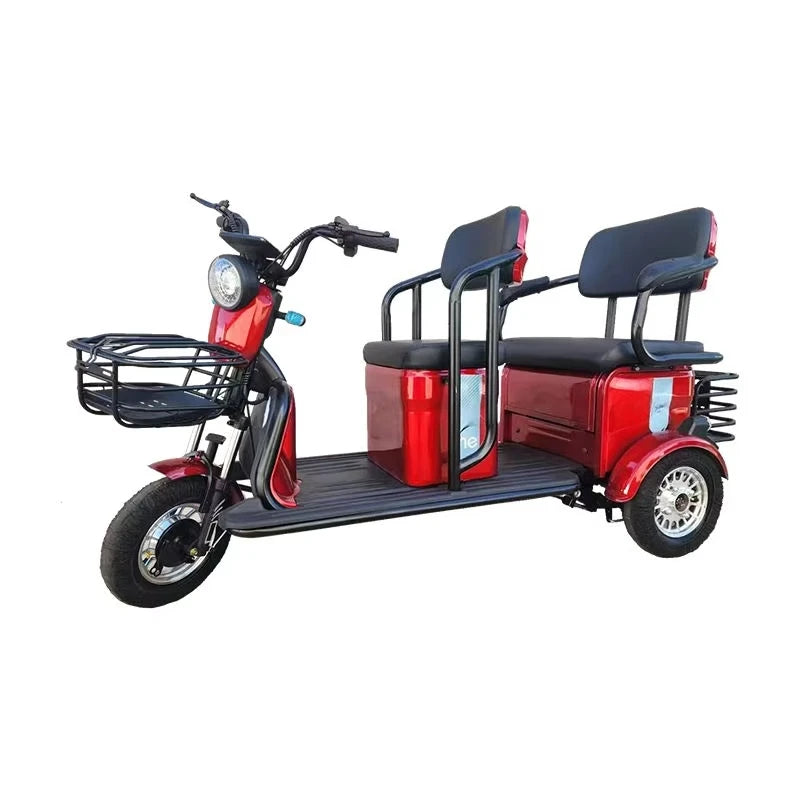 TTY The most popular 30km-35km/h 3-wheel electric bicycle tricycle adult open body 800W electric tricycle with lead-acid battery
