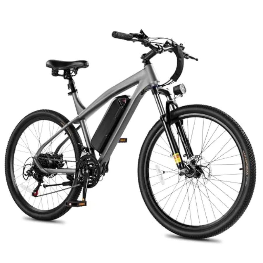 Race 21-Speed Electric Bike for Adults: Aluminum Frame, Matte Black, 750/1200W Peak Power, 22/28MPH Speed, 50/55 Miles Range, F