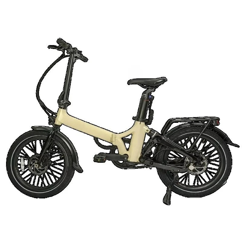 EU Shipping Onemile E1P Electric Folding Bicycle Bike 250W 36V 10ah 20*4.0 Inch 25km/h Speed 80km Range Hydraulic Disc Brake