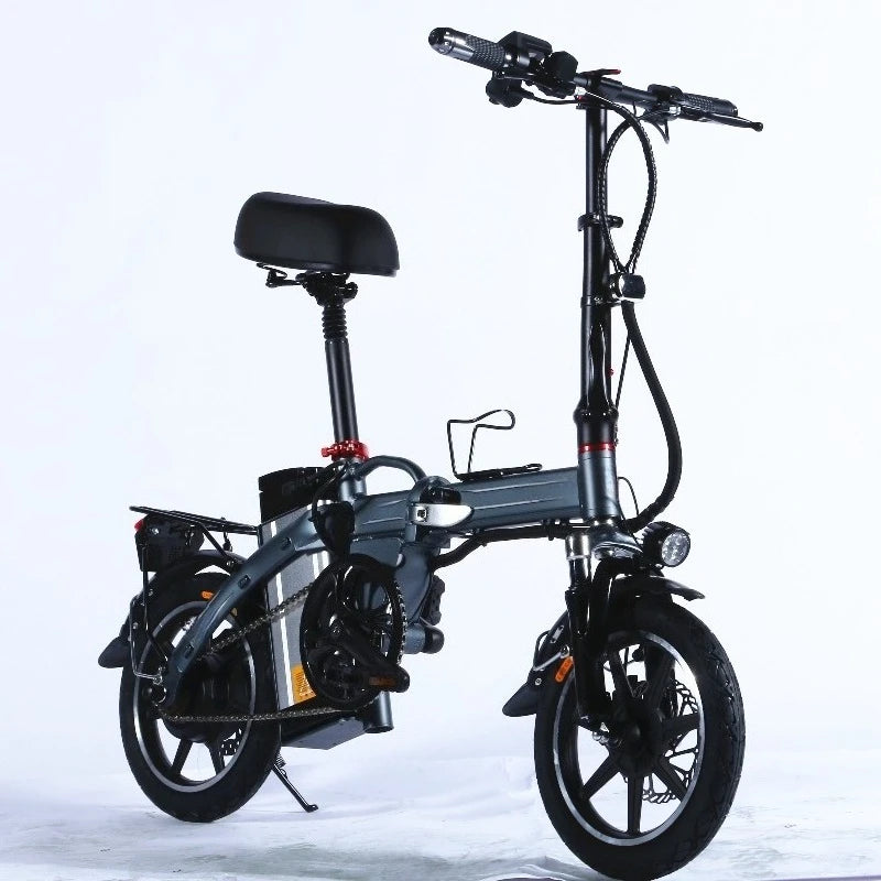Mini Folding Electric Bike Factory Supply Adult Commuter E-Bicycle Lightweight Foldable Ebike With Full Safety Accessories