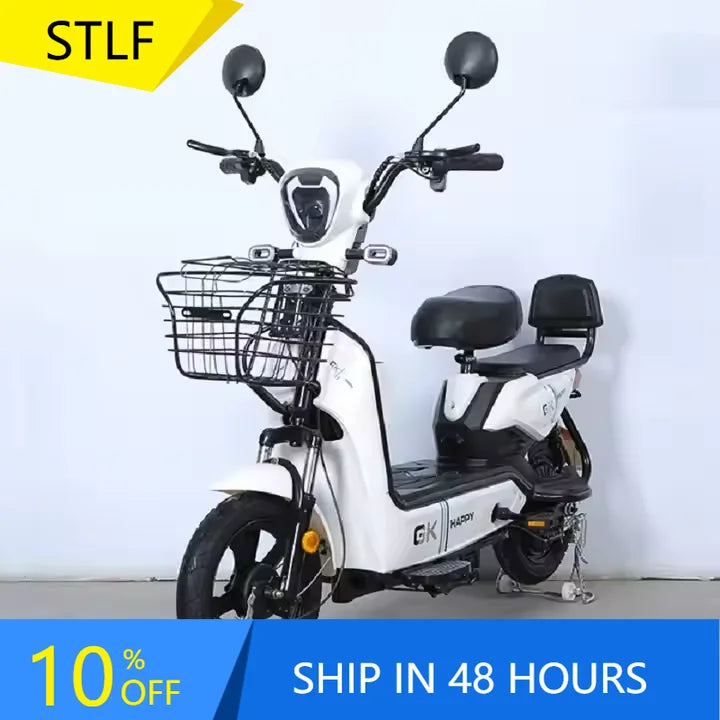 YTYIN Wholesale City Electric Bike Colorful Electric Bicycle Popular Scooter Smart Digital Electronic Motor 350W 500W 1000W Opti