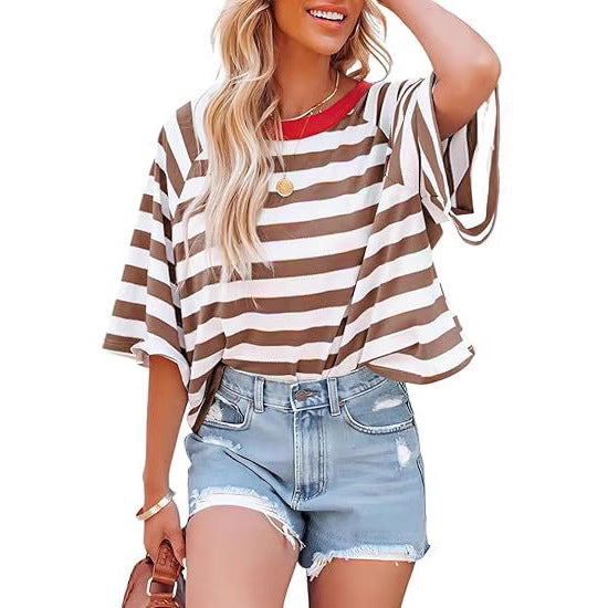 Women's Loose Casual Round-Neck T-Shirt