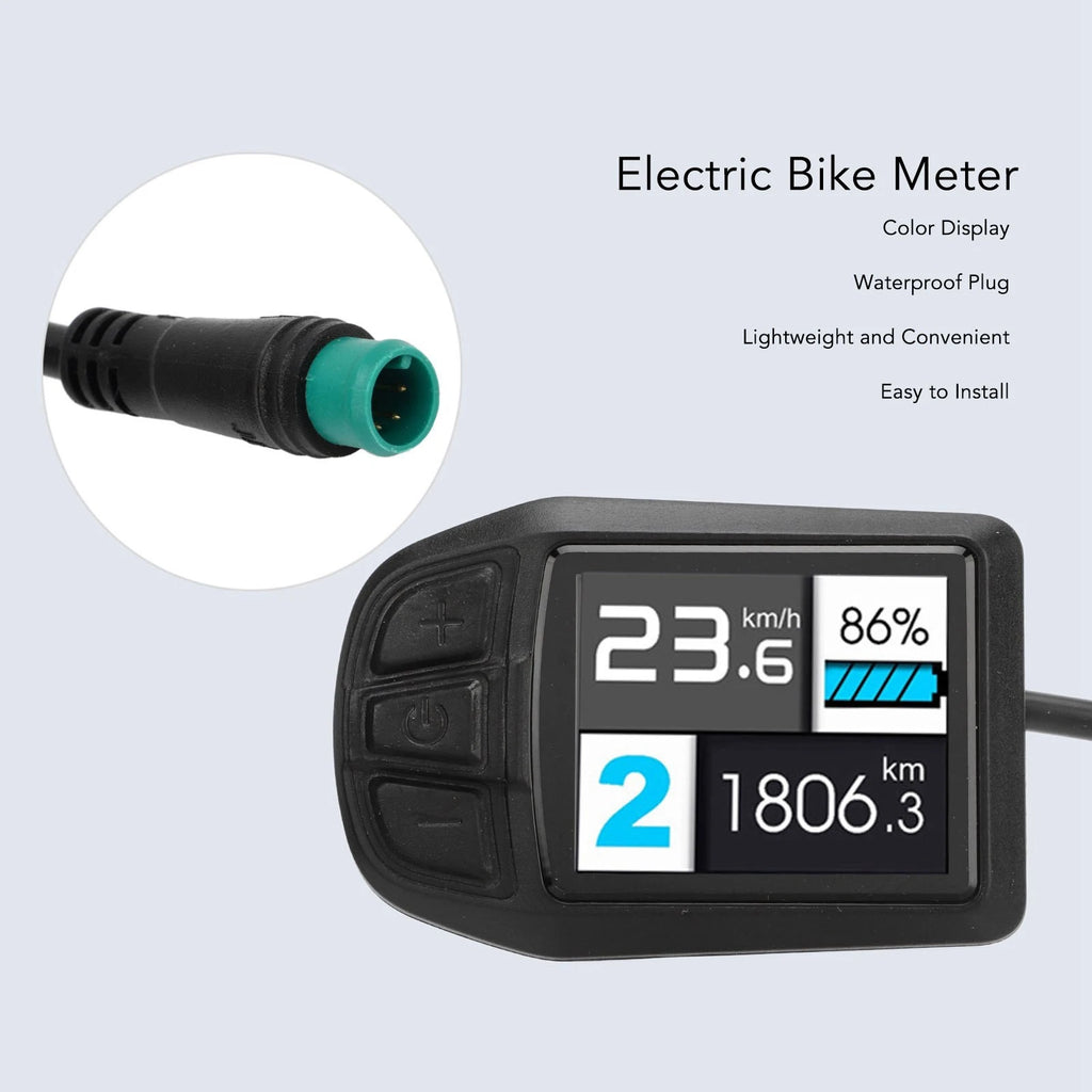Electric Bike Display  UKC3 ABS Electric  Lithium Assisted Conversion Accessories Electric Bike Meter Control Panel