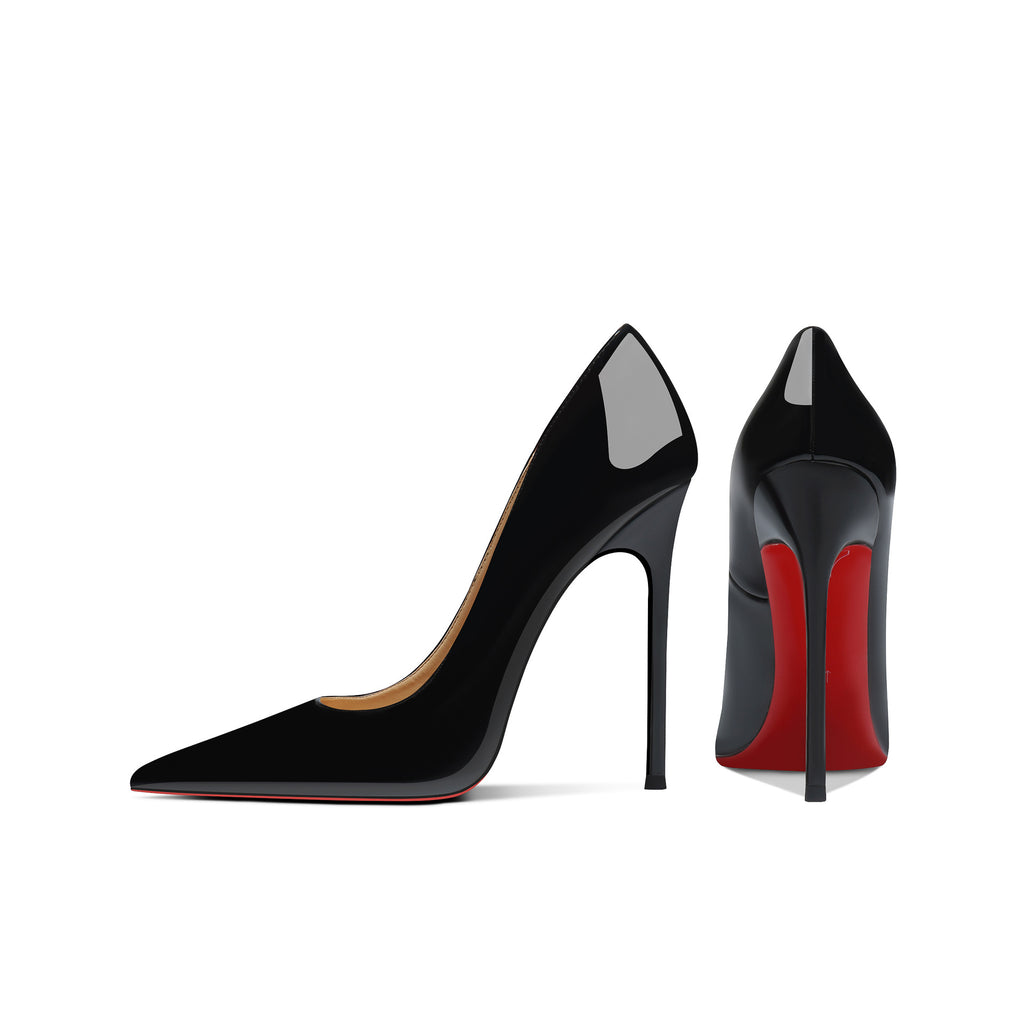 Summer 8cm Wine-Red High Heels For Women