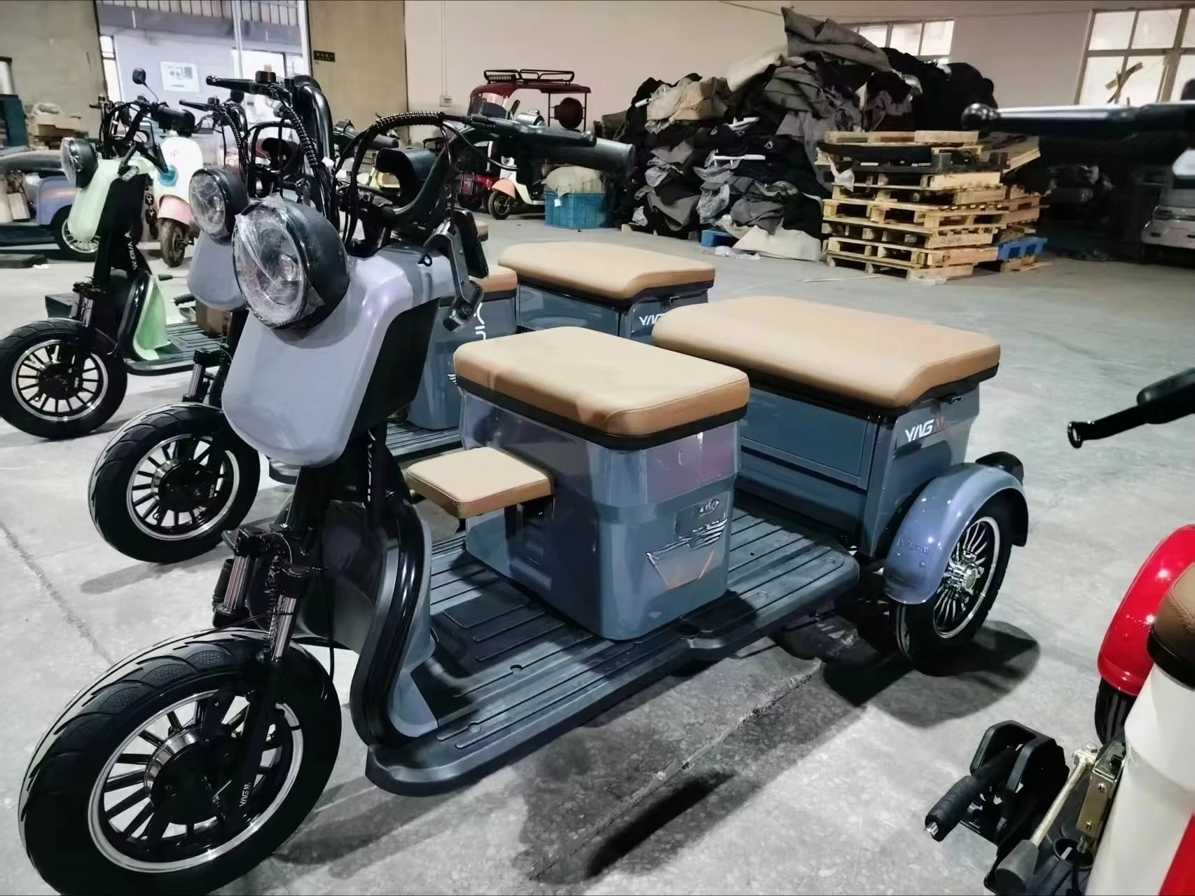 TTY The most popular 30km-35km/h 3-wheel electric bicycle tricycle adult open body 800W electric tricycle with lead-acid battery