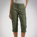 Solid-color Casual Cropped Pants With Multiple Pockets