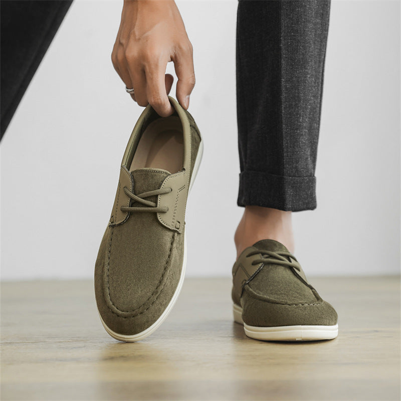 Mens Casual Low-top Lace-up Shoes