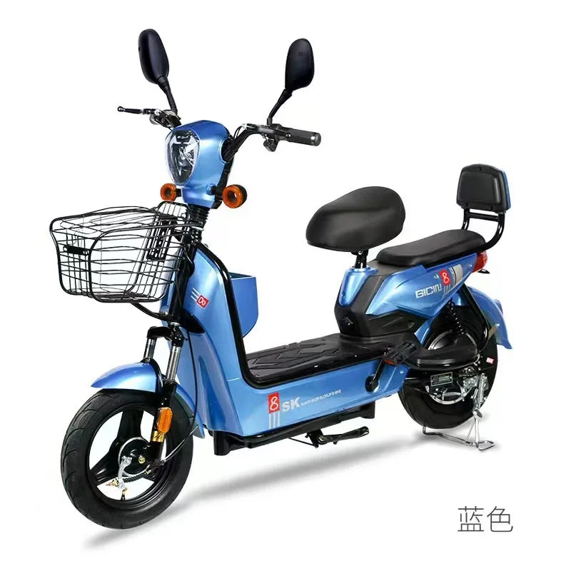 YTYIN New Electric Bike 48V Commuter Bike Standard Adult Two Wheeled Electric Bike Multi Purpose Electric Vehicle