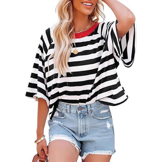 Women's Loose Casual Round-Neck T-Shirt
