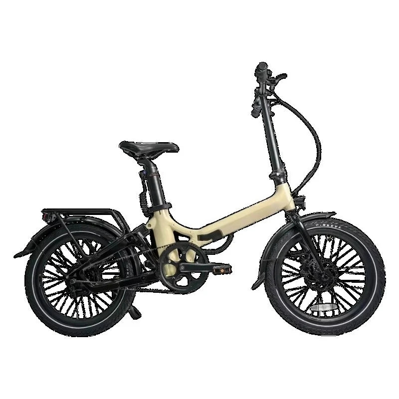 EU Shipping Onemile E1P Electric Folding Bicycle Bike 250W 36V 10ah 20*4.0 Inch 25km/h Speed 80km Range Hydraulic Disc Brake