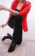 Red sports jacket