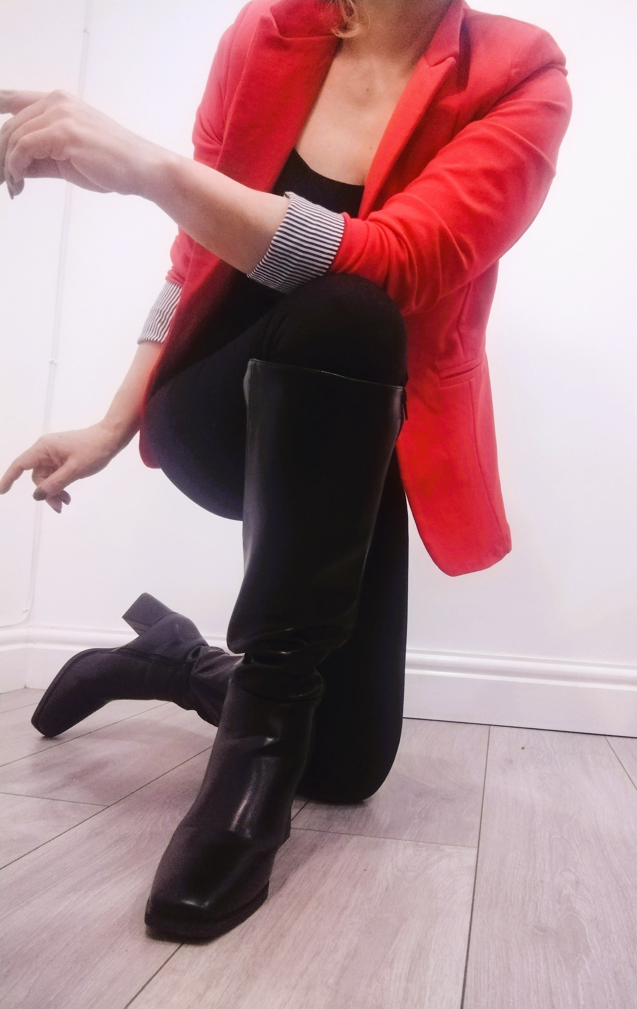 Red sports jacket