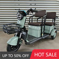 TTY The most popular 30km-35km/h 3-wheel electric bicycle tricycle adult open body 800W electric tricycle with lead-acid battery