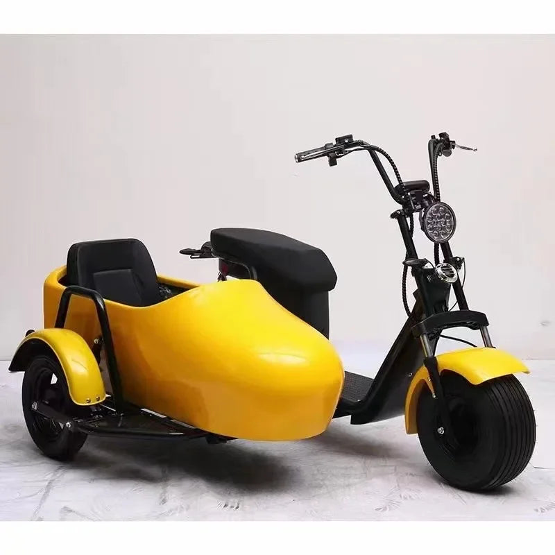 Electric Bicycle Bucket / Bicycle Side Three-wheel Bucket / Separate Side Bucket And Chassis Tie Rod And Side Wheels