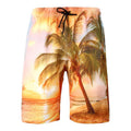 Men's Beach Printed Seaside Sports Shorts
