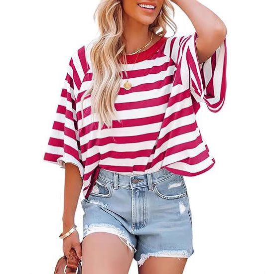 Women's Loose Casual Round-Neck T-Shirt