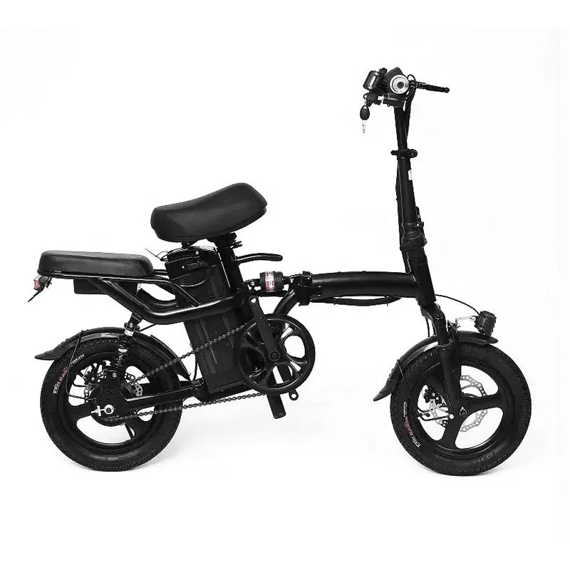 Mini Smart Unisex Electric Folding Bike Steel Lithium Battery 48V Rear Hub Motor Urban Folding Electric Bike off