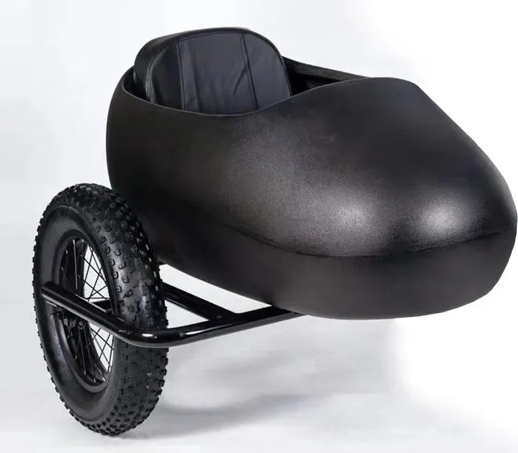 Electric Bicycle Bucket / Bicycle Side Three-wheel Bucket / Separate Side Bucket And Chassis Tie Rod And Side Wheels