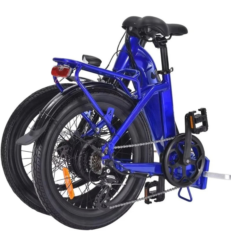 Customization OEM ODM Folding Electric Bike with Lithium Battery Aluminum Alloy Frame 7-Speed Brushless Motor